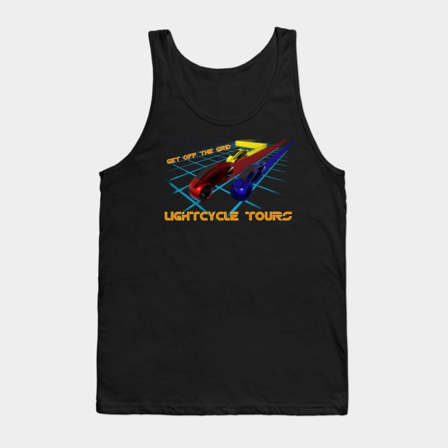 Lightcycle Tours Tank Top by DistractedGeek